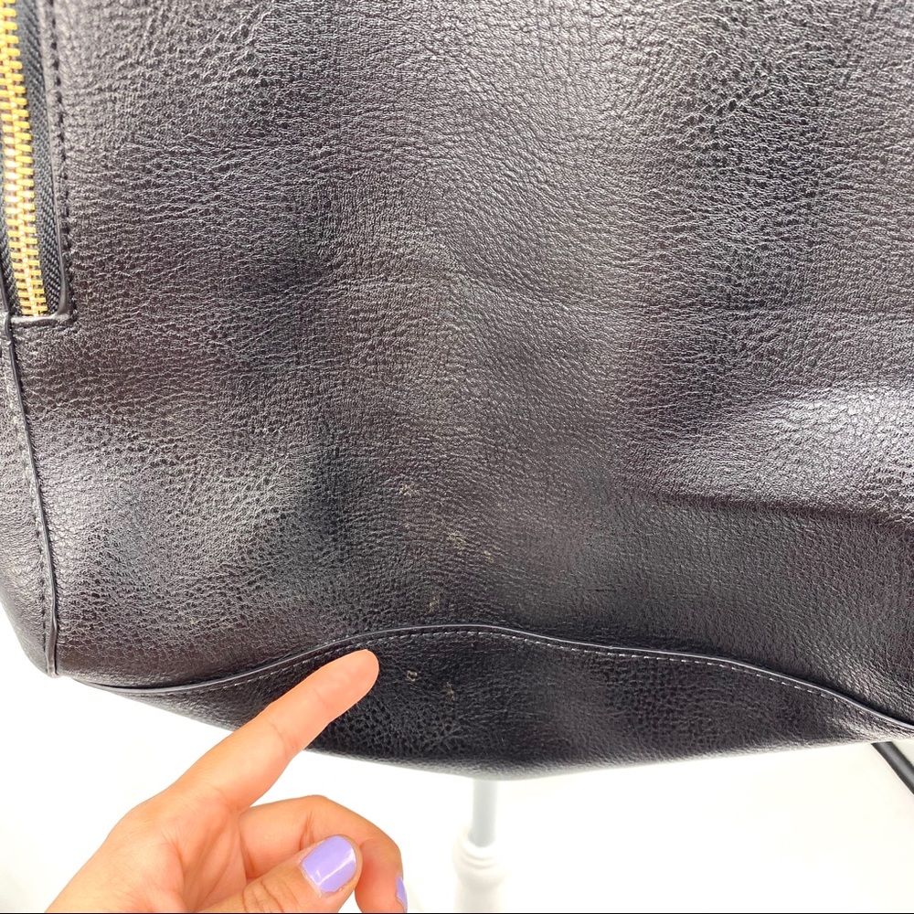 STEVE MADDEN  Black Shoulder Bag - Large - Picture 6 of 8